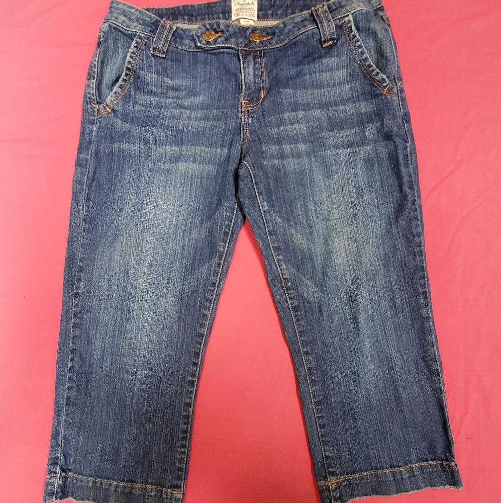 Aeropostale denim capri pants
